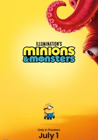Poster Minions & Monsters _UCRAINIANA _3D /Міньйони та монстри UA